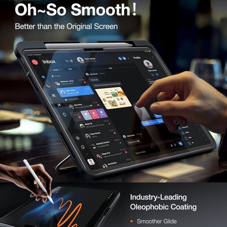 Защитное стекло TORRAS GlassGo Screen Protector для iPad Pro 13 M5/M4 (2025/2024): фото 3 из 6