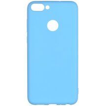 Защитный чехол 2E Liquid Silicone для Huawei P Smart (2E-H-PS-18-NKST-BL) - Blue: фото 1 из 2