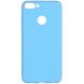 Защитный чехол 2E Liquid Silicone для Huawei P Smart (2E-H-PS-18-NKST-BL) - Blue (138541L). Фото 1 из 2