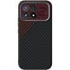 Защитный чехол ABEEL Carbon Fiber Case (FP) для Xiaomi Poco F9 Pro - Black / Red (429124BR). Фото 2 из 8