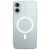 Защитный чехол BASEUS Crystal Magnetic Phone Case для Apple iPhone 16 - Transparent: фото 1 из 4