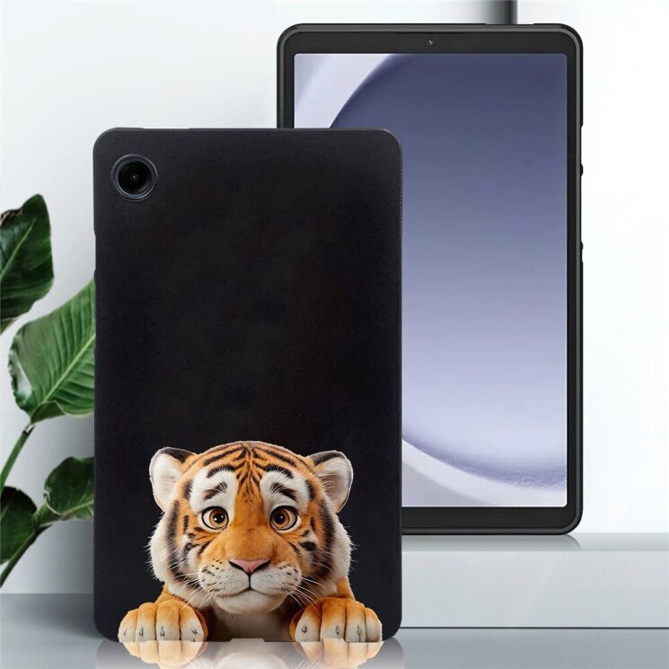 Защитный чехол Deexe Animal Series для Samsung Galaxy Tab A9 (X110/115) - Little Tiger: фото 2 из 7