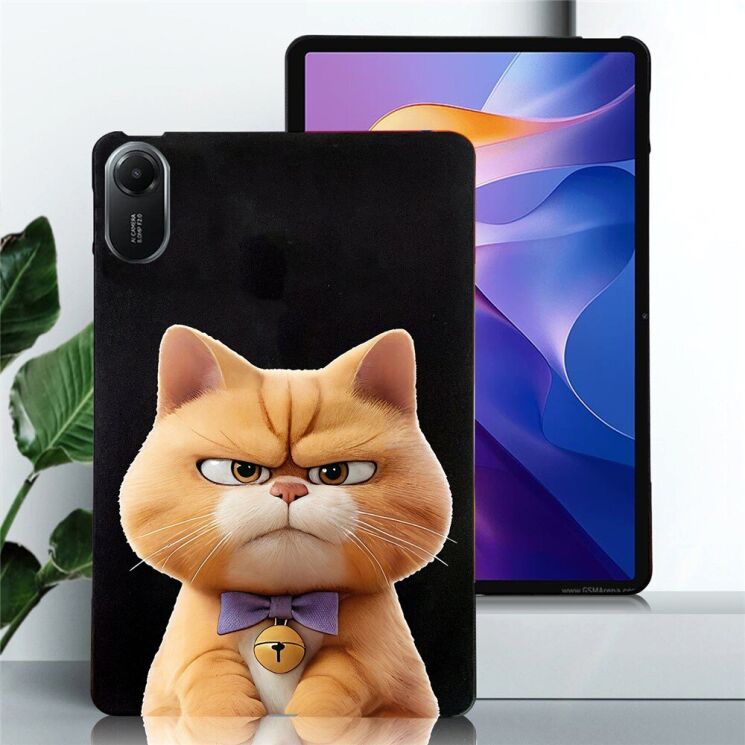 Захисний чохол Deexe Animal Series для Xiaomi Redmi Pad 2 - Garfield Cat: фото 2 з 4