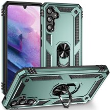 Защитный чехол Deexe Armor Case для Samsung Galaxy A34 (A346) - Blackish Green: фото 1 из 7