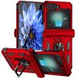 Защитный чехол Deexe Armor Case (FF) для Samsung Galaxy Flip 6 - Red (357528R)
