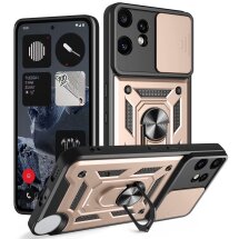 Захисний чохол Deexe Armor Shield для Nothing CMF Phone 2 Pro - Gold: фото 1 з 10