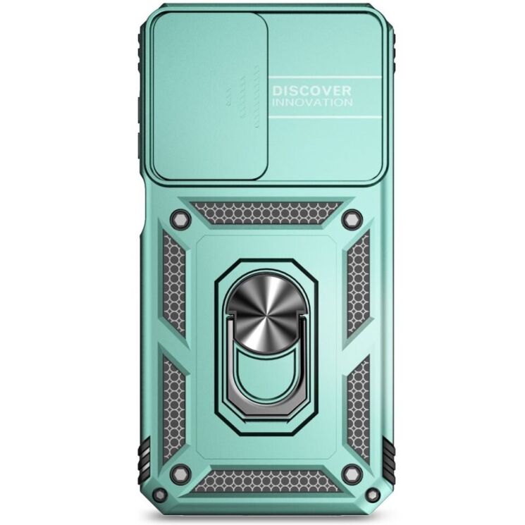 Захисний чохол Deexe Armor Shield для Samsung Galaxy A55 (A556) - Green: фото 2 з 9