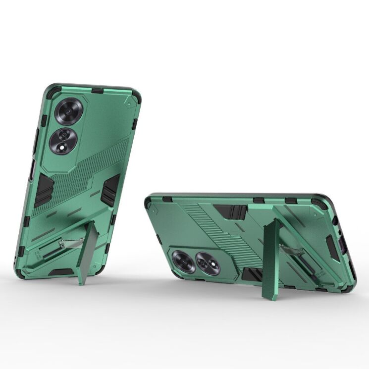 Защитный чехол Deexe Bibercas для OPPO A60 - Green: фото 3 из 8