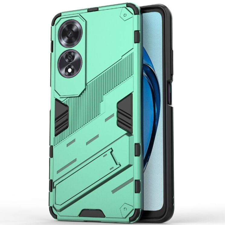 Защитный чехол Deexe Bibercas для OPPO A60 - Green: фото 2 из 8