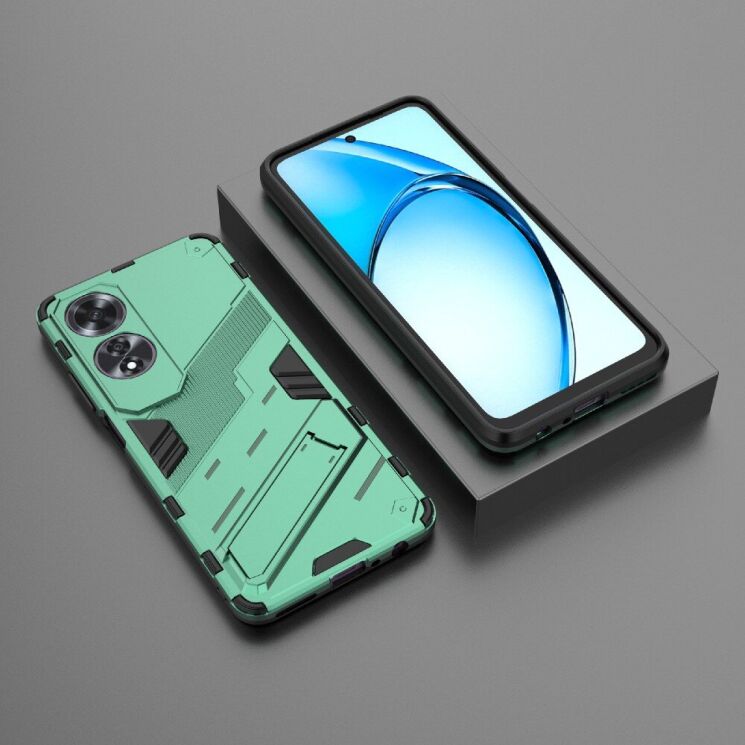 Защитный чехол Deexe Bibercas для OPPO A60 - Green: фото 6 из 8