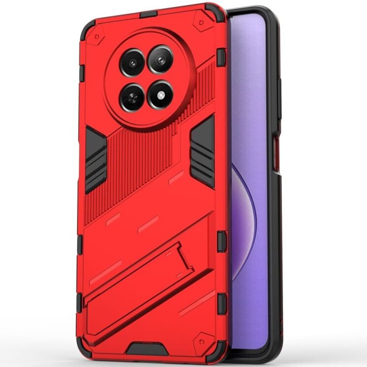 Захисний чохол Deexe Bibercas для Realme 12 5G - Red: фото 2 з 7