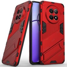 Захисний чохол Deexe Bibercas для Realme 12 5G - Red: фото 1 з 7
