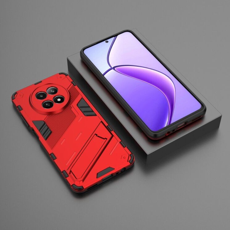 Захисний чохол Deexe Bibercas для Realme 12 5G - Red: фото 6 з 7