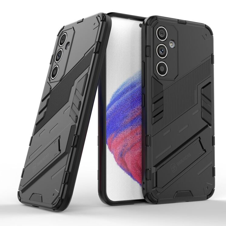 Захисний чохол Deexe Bibercas для Samsung Galaxy A54 (A546) - Black: фото 1 з 7