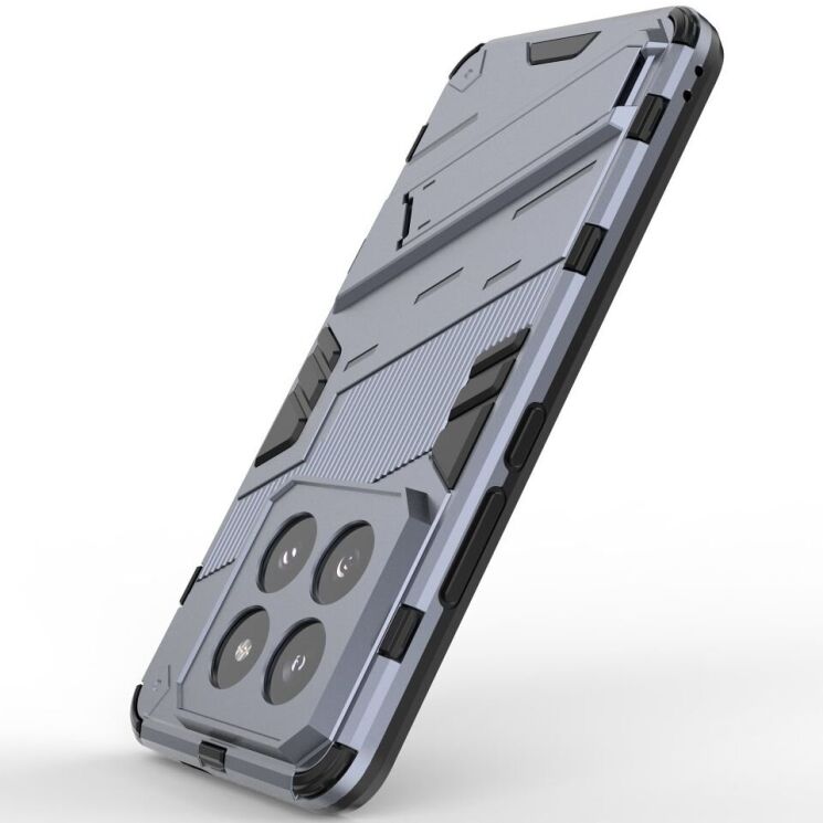 Защитный чехол Deexe Bibercas для Xiaomi 14 Pro - Dark Blue: фото 2 из 6