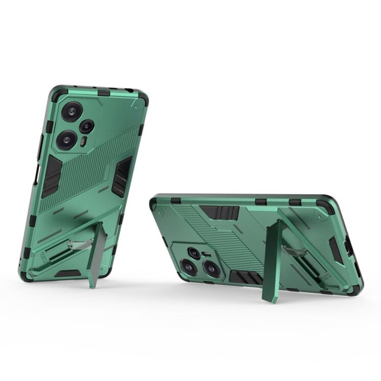 Захисний чохол Deexe Bibercas для Xiaomi Poco F5 / Redmi Note 12 Turbo - Green: фото 3 з 8
