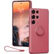 Защитный чехол Deexe Color Shell для Samsung Galaxy S24 Ultra (S928) - Red (346983R)