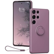 Защитный чехол Deexe Color Shell для Samsung Galaxy S25 Ultra (S938) - Dark Purple: фото 1 из 7