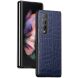 Защитный чехол Deexe Crocodile Cover для Samsung Galaxy Fold 4 - Sapphire (303007L). Фото 1 из 12