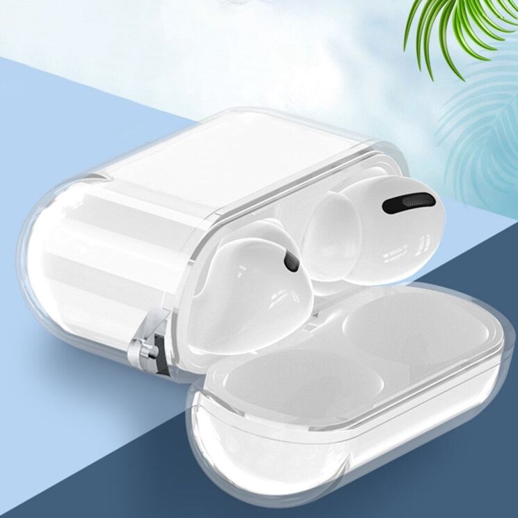 Защитный чехол Deexe Crystal Case для Apple AirPods Pro 2 - Transparent: фото 7 из 9