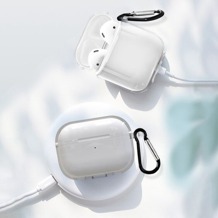 Защитный чехол Deexe Crystal Case для Apple AirPods Pro 2 - Transparent: фото 5 из 9