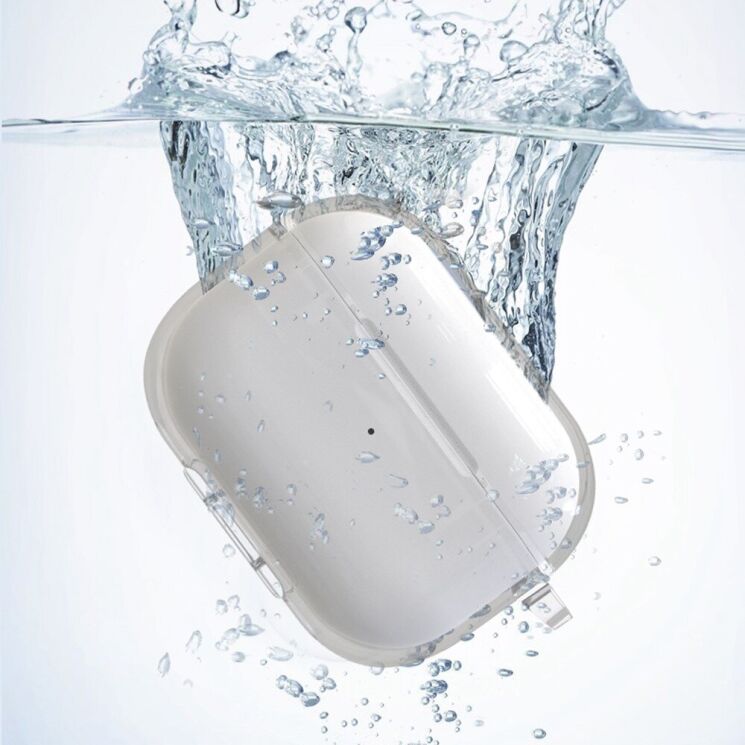 Защитный чехол Deexe Crystal Case для Apple AirPods Pro 2 - Transparent: фото 3 из 9