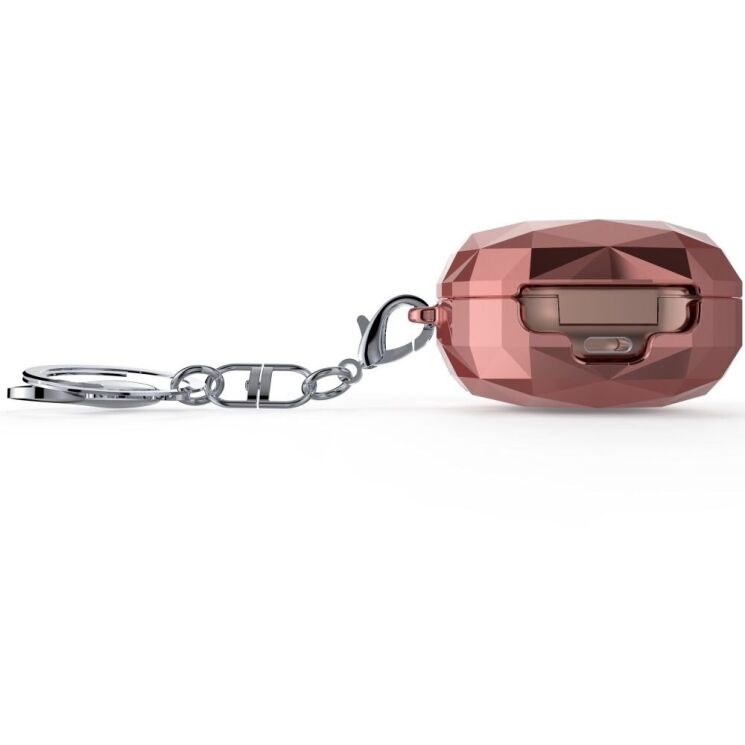 Защитный чехол Deexe Diamond Case для Samsung Galaxy Buds Live / Buds Pro / Buds 2 / Buds 2 Pro / Buds FE - Rose Pink: фото 4 из 7
