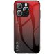 Защитный чехол Deexe Gradient Color для Apple iPhone 16 Pro - Black / Red (360573BR). Фото 1 из 6
