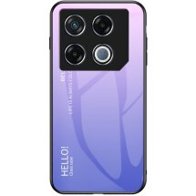 Защитный чехол Deexe Gradient Color для Infinix GT 20 Pro - Pink / Purple: фото 1 из 7