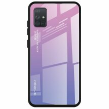 Защитный чехол Deexe Gradient Color для Samsung Galaxy A71 (A715) - Pink / Purple: фото 1 из 14