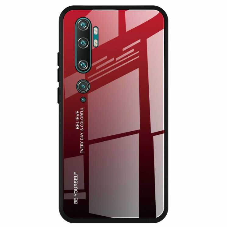 Защитный чехол Deexe Gradient Color для Xiaomi Mi Note 10 / Note 10 Pro - Red/Black: фото 1 из 13