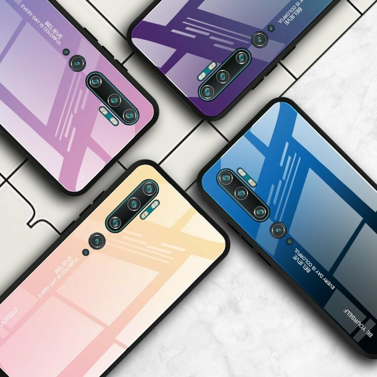 Защитный чехол Deexe Gradient Color для Xiaomi Mi Note 10 / Note 10 Pro - Yellow/Pink: фото 4 из 13