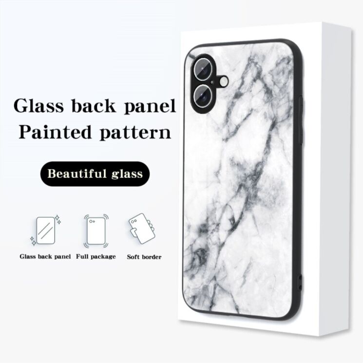 Захисний чохол Deexe Gradient Pattern для Apple iPhone 16 Plus - Black: фото 5 з 9