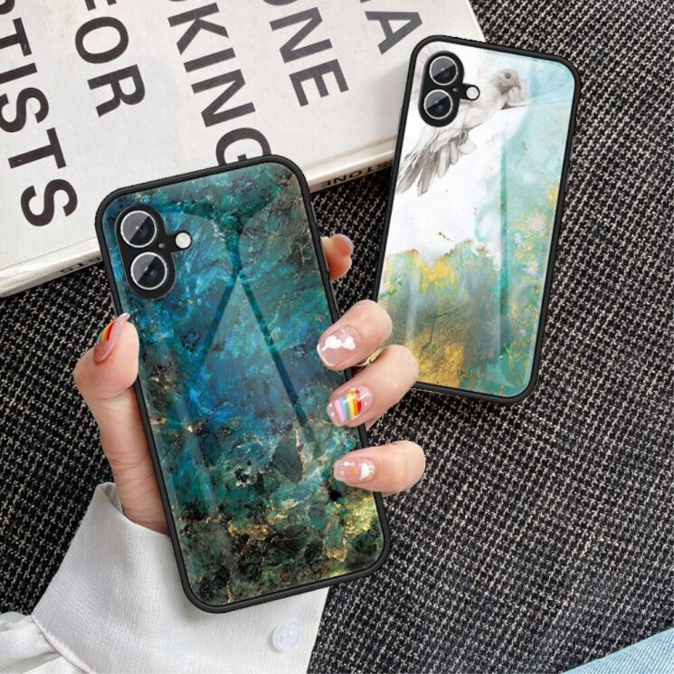 Захисний чохол Deexe Gradient Pattern для Apple iPhone 16 Plus - Black: фото 7 з 9