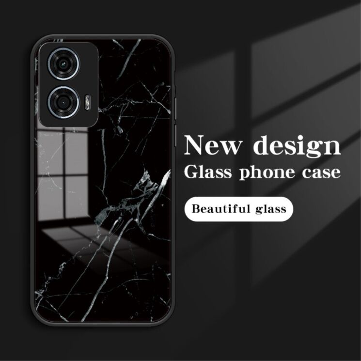 Захисний чохол Deexe Gradient Pattern для Motorola Moto G24 Power - White: фото 4 з 8