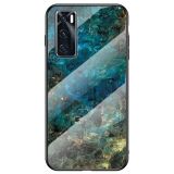 Чохол з малюнком Deexe Gradient Pattern для VIVO V20 SE - Emerald Marble: фото 1 з 9