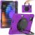 Защитный чехол Deexe Hand Grip для Xiaomi Pad 7 / Pad 7 Pro - Purple: фото 1 из 14