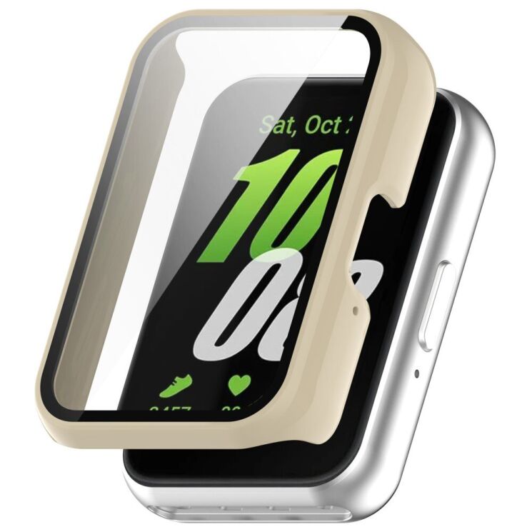 Защитный чехол Deexe Hard Frame для Samsung Galaxy Fit 3 - Glossy Ivory White: фото 1 из 8