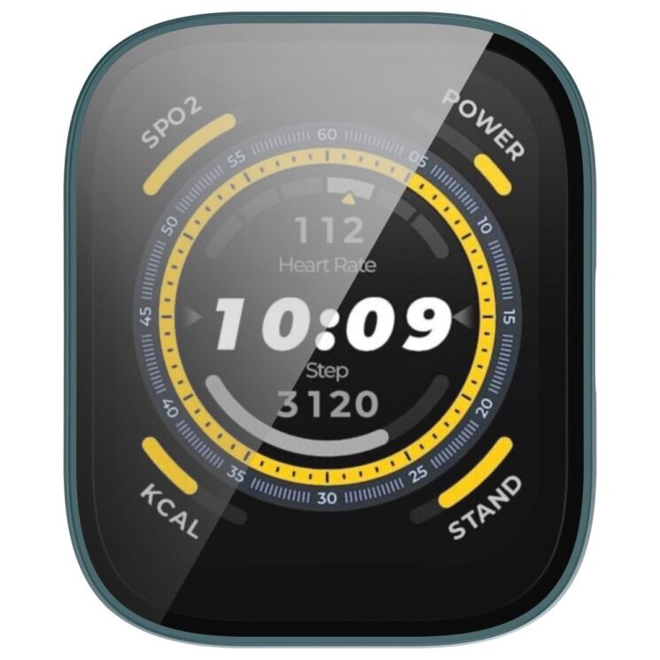 Захисний чохол Deexe Hard Frame для Xiaomi Amazfit Bip 5 - Pine Needle Green: фото 4 з 8