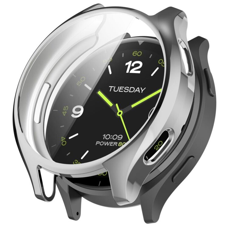 Защитный чехол Deexe Hard Frame для Xiaomi Watch 2 - Silver: фото 1 из 8