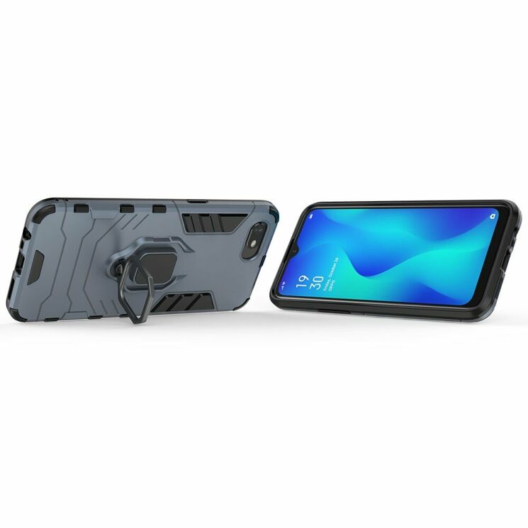 Защитный чехол Deexe Hybrid Case для Realme C2 - Blue: фото 5 из 6