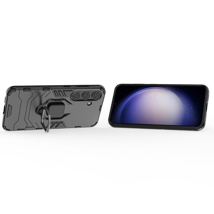 Защитный чехол Deexe Hybrid Case для Samsung Galaxy S24 - Black: фото 2 из 5