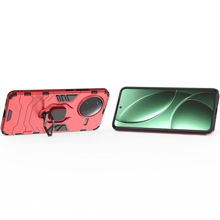 Защитный чехол Deexe Hybrid Case для Xiaomi Poco F7 Pro - Red: фото 3 из 6