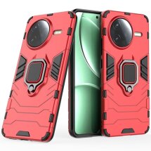 Защитный чехол Deexe Hybrid Case для Xiaomi Poco F7 Pro - Red: фото 1 из 6