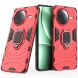 Защитный чехол Deexe Hybrid Case для Xiaomi Poco F7 Pro - Red (378648R). Фото 1 из 6