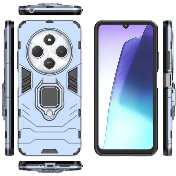Защитный чехол Deexe Hybrid Case для Xiaomi Redmi 14C / Redmi A4 5G / Poco C75 - Blue: фото 4 из 6