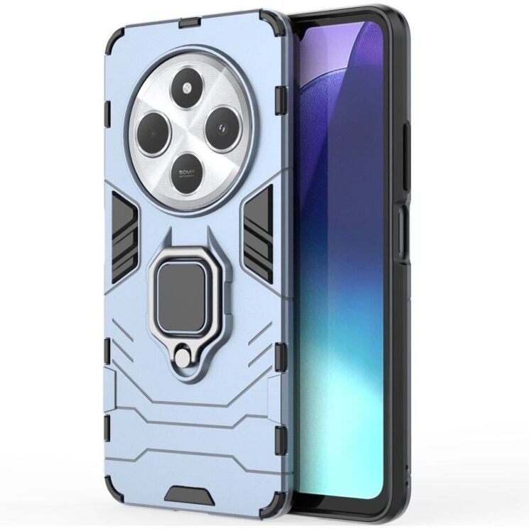 Защитный чехол Deexe Hybrid Case для Xiaomi Redmi 14C / Redmi A4 5G / Poco C75 - Blue: фото 2 из 6