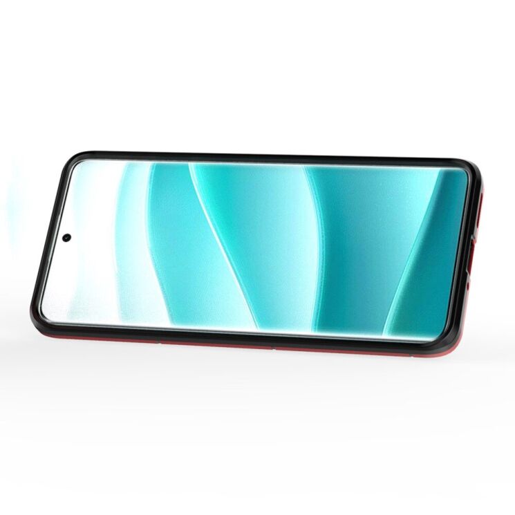 Захисний чохол Deexe Hybrid Case для Xiaomi Redmi Note 14 Pro 5G - Red: фото 2 з 6