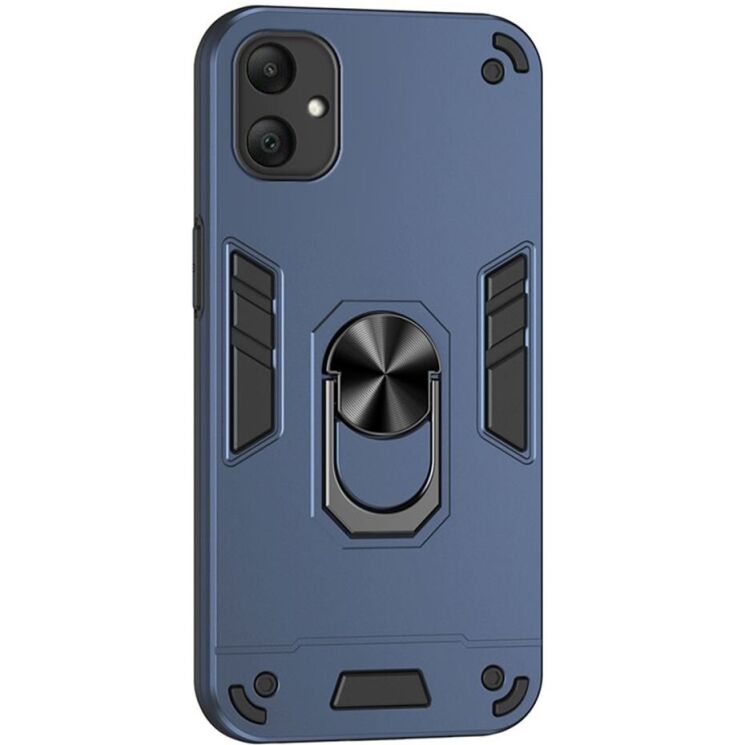 Защитный чехол Deexe Hybrid Shell для Samsung Galaxy A06 (A065) - Blue: фото 1 из 6