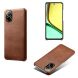 Защитный чехол Deexe Leather Back Cover для Realme C67 - Brown (346218Z). Фото 4 из 4